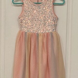 Cat & jack  Pink Dress w/ sequin bodice